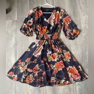 Floral  Midi Dress 8P